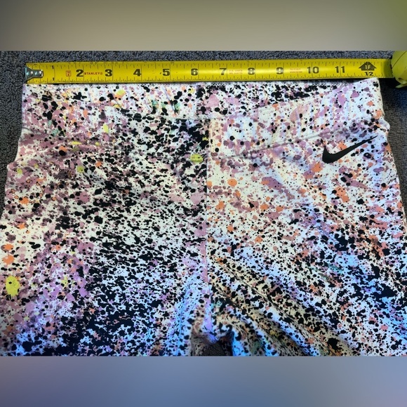 Nike Vintage Y2K 90’s Splatter Paint Style Capri Leggings Yoga Pants Size S - Picture 6 of 8